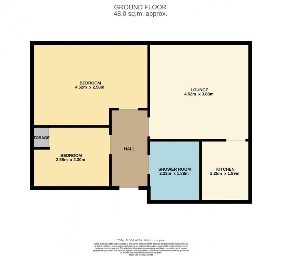 Floorplan for Gray Street, Broughty Ferry, Dundee