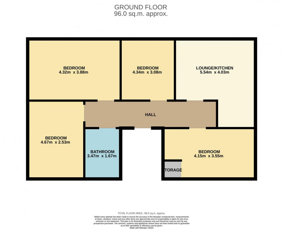 Floorplan for Forest Park Place, Dundee
