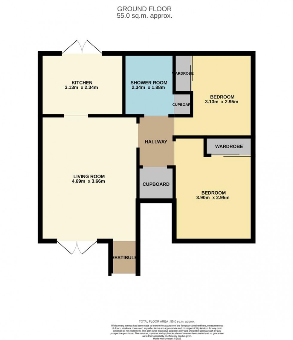 Floorplan for Macdonald Smith Drive, Carnoustie