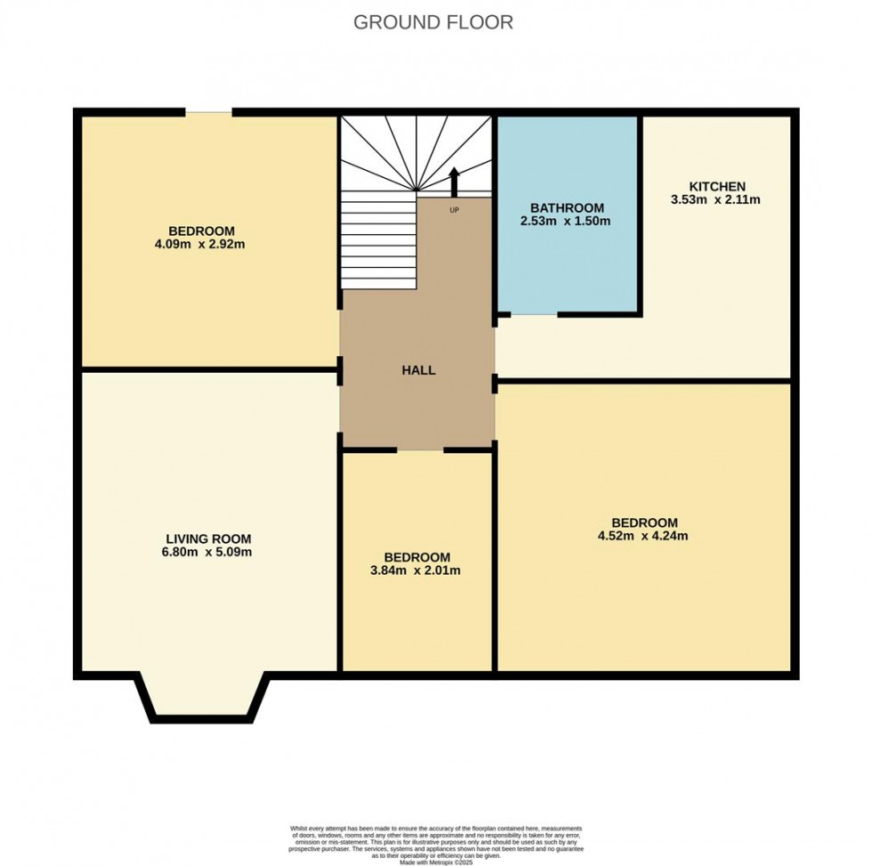 Floorplan for 3 Drummond Street, Dundee