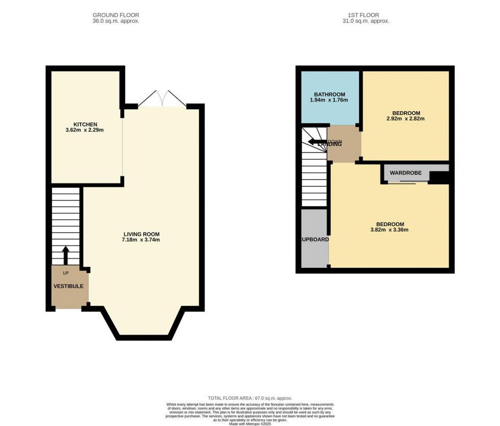 Floorplan for Sherbrook Street, Dundee