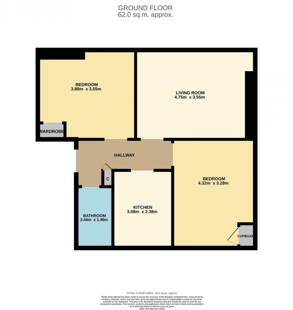 Floorplan for Hepburn Street, Dundee