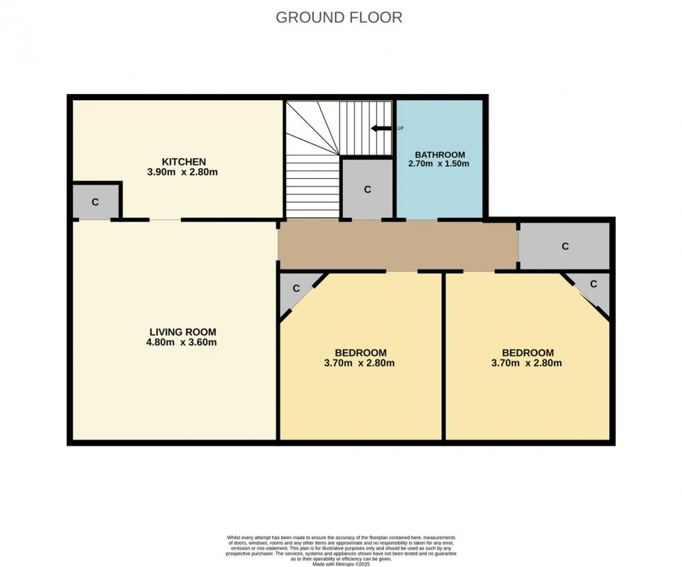 Floorplan for Byron Street, Dundee