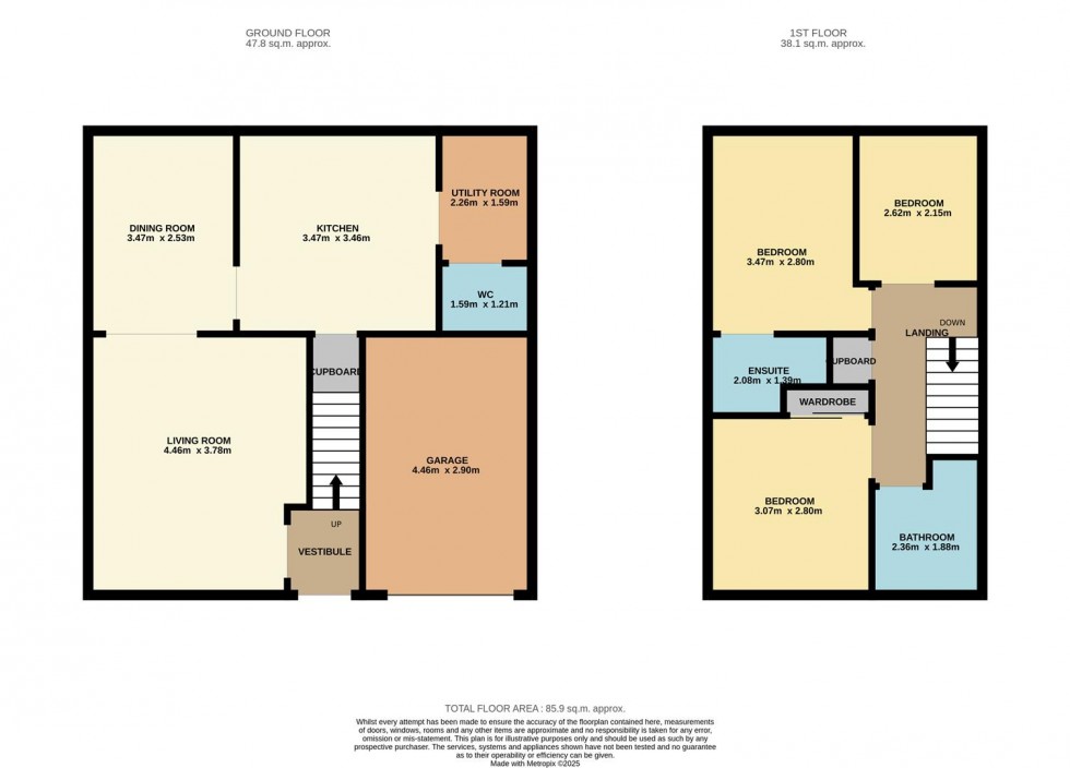 Floorplan for Bower Mill Lane, Dundee