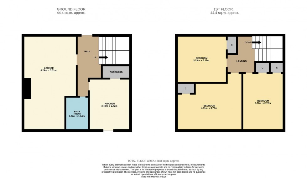 Floorplan for Ballantrae Terrace, Dundee