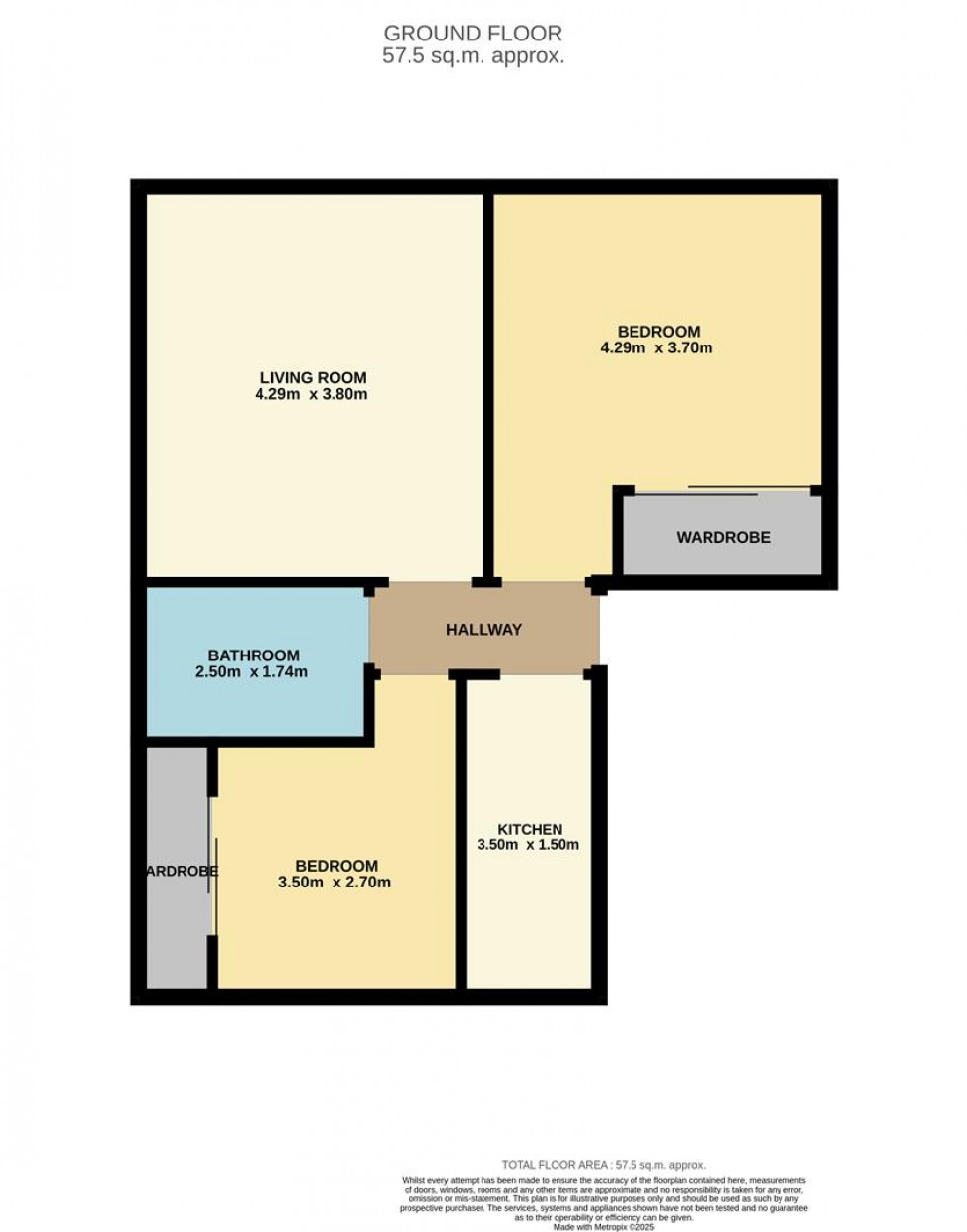 Floorplan for Baldovan Terrace, Dundee