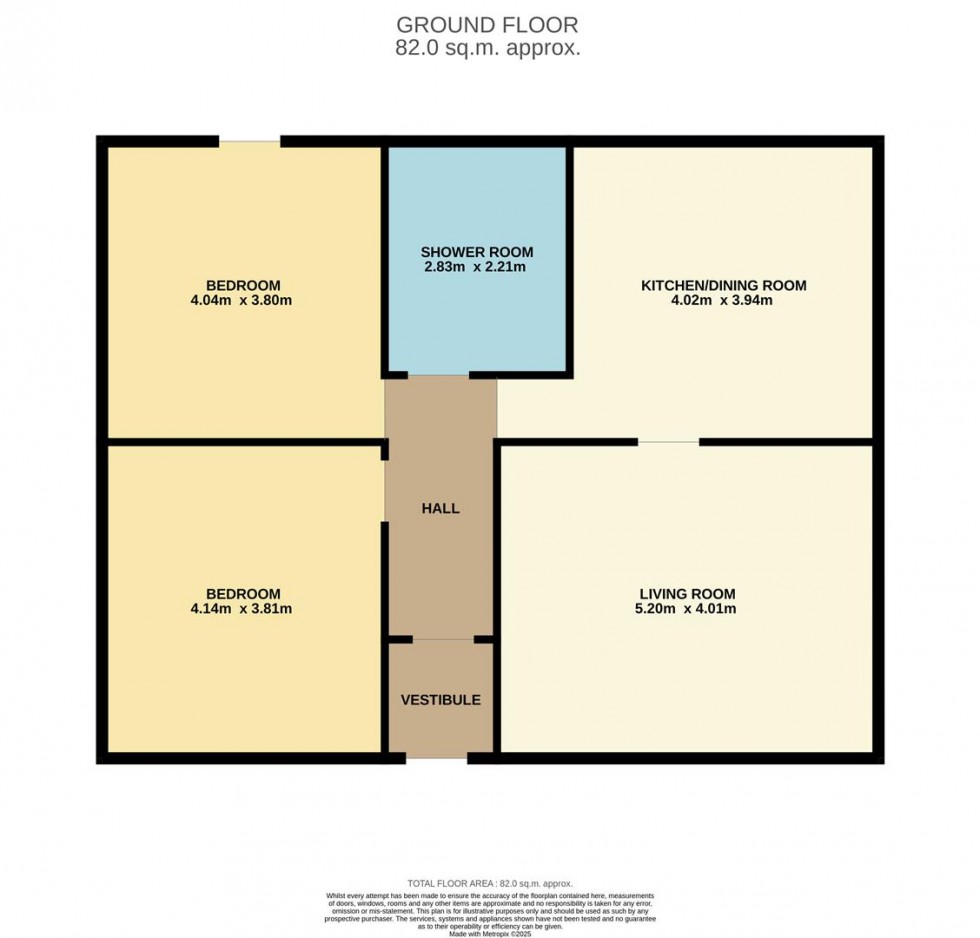 Floorplan for Rowan Place, Bridgefoot, DD3