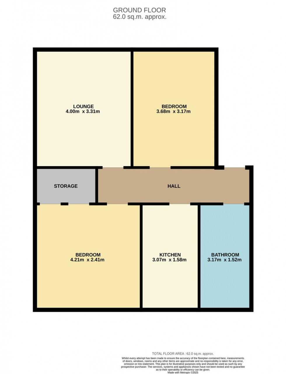 Floorplan for 39 Scott Street, Dundee