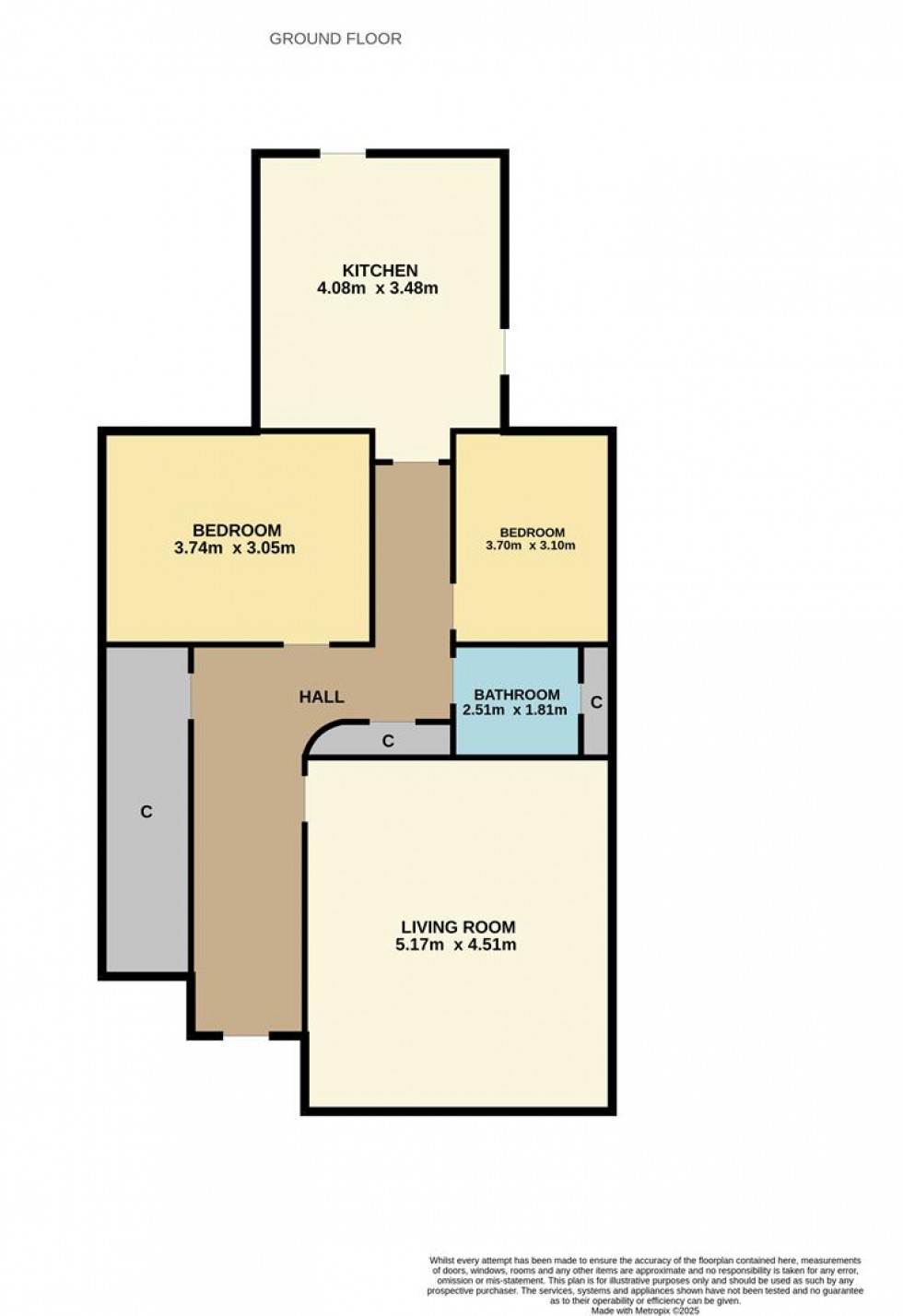 Floorplan for Davidson Street, Broughty Ferry, Dundee