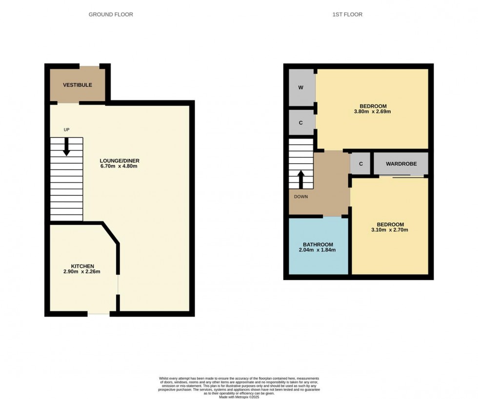 Floorplan for Haddington Avenue, Dundee