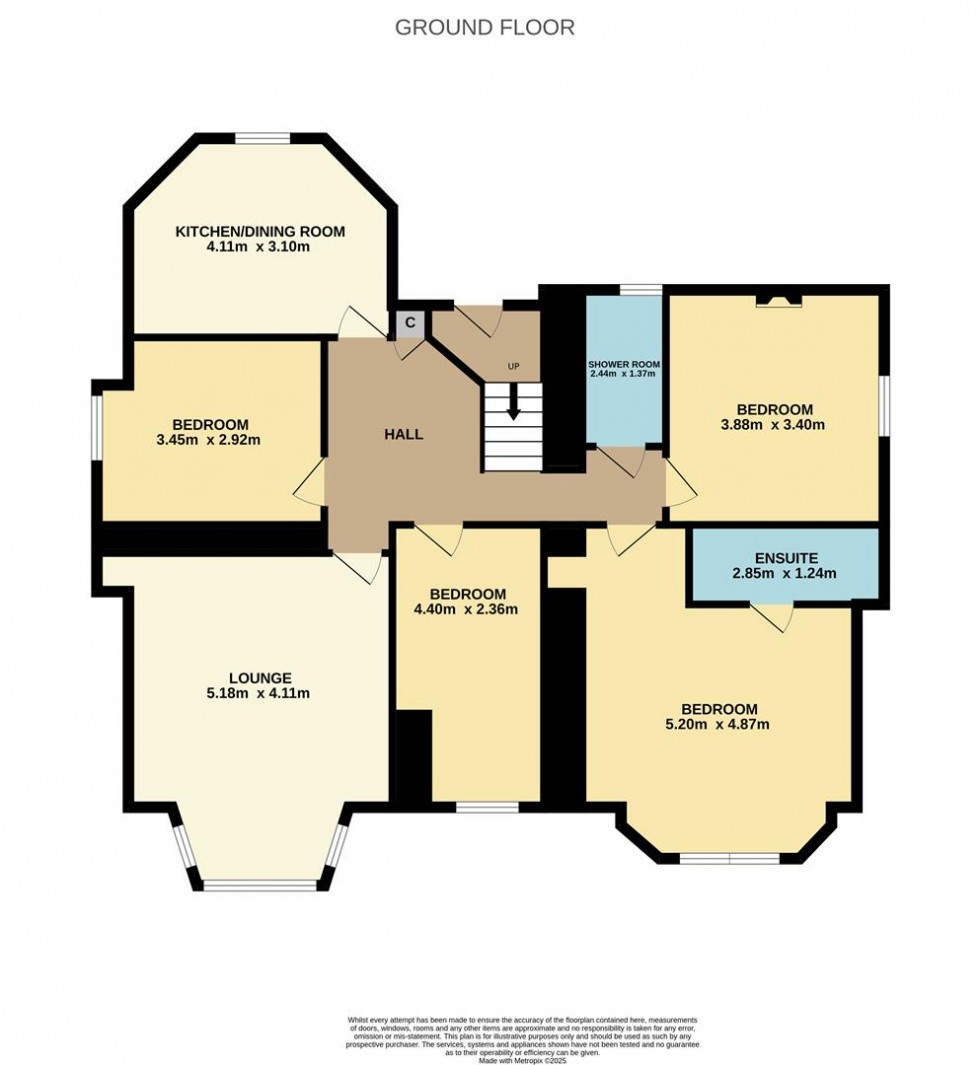 Floorplan for Laurel Bank, Dundee