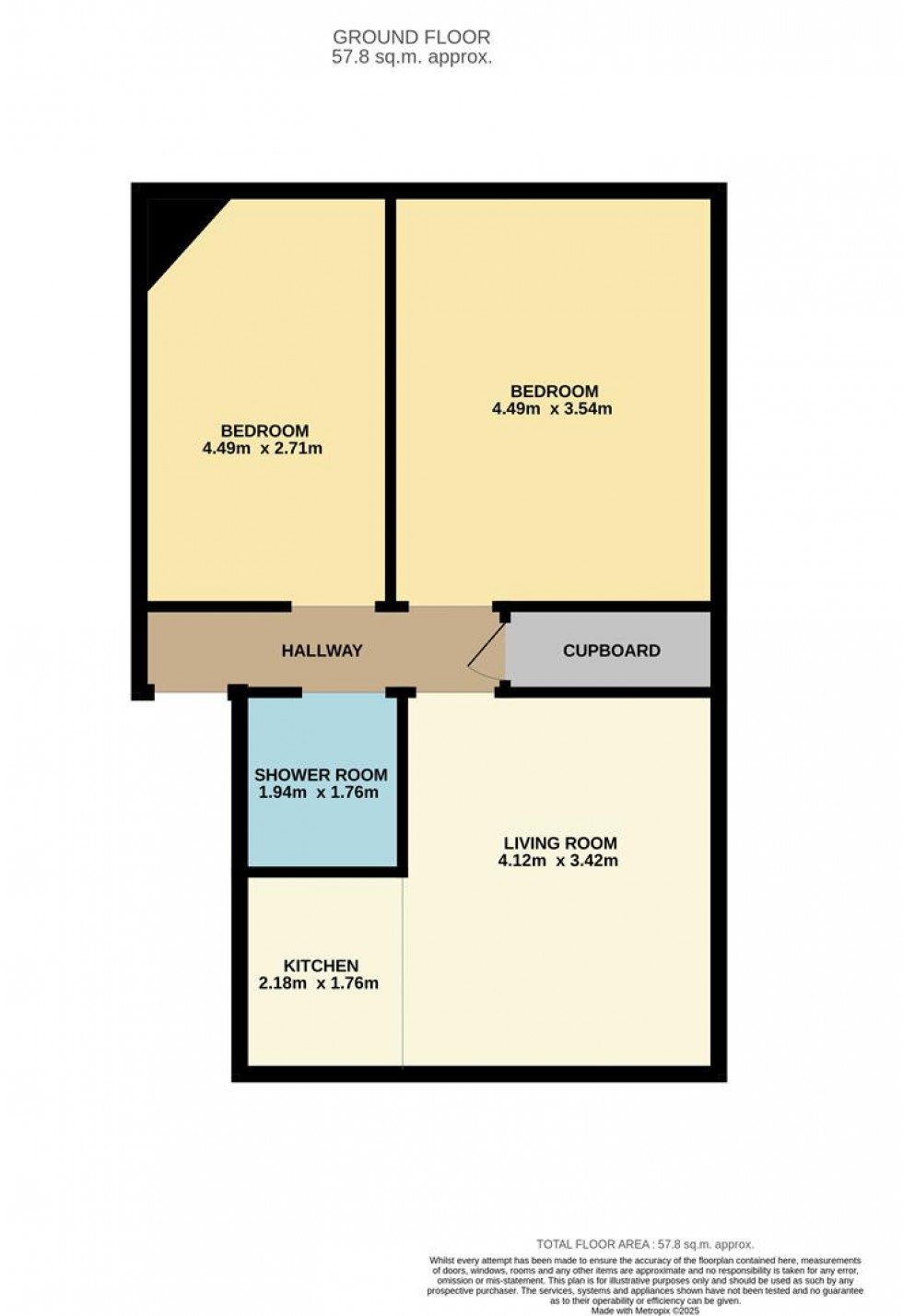Floorplan for Court Street, Dundee