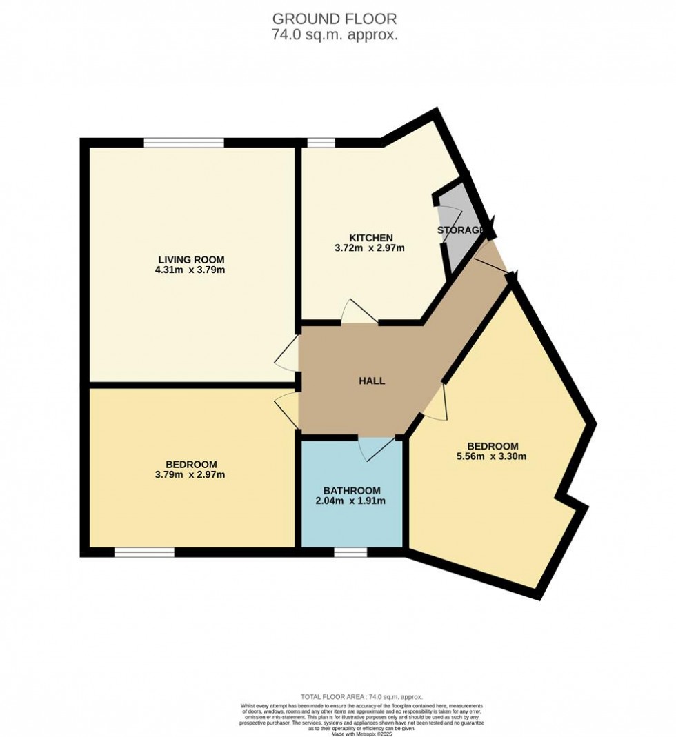 Floorplan for Queen Street, Broughty Ferry