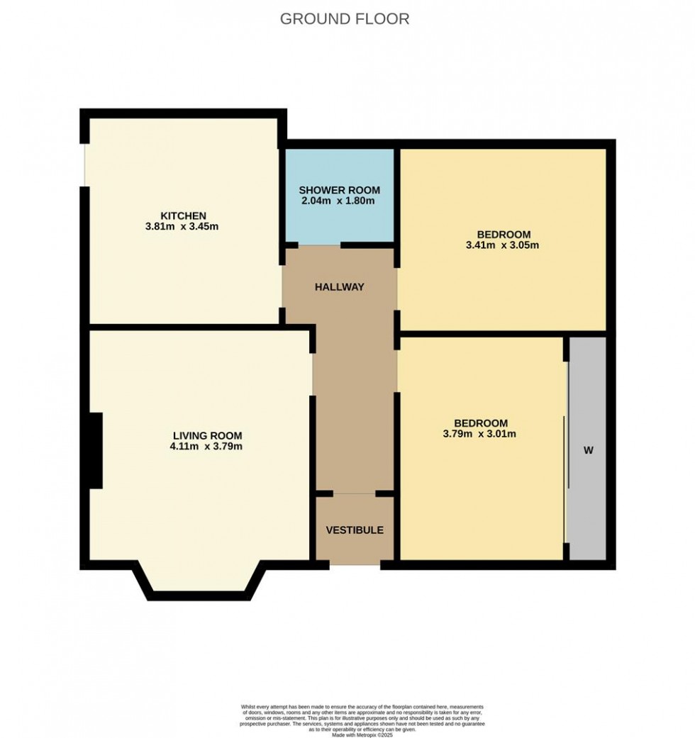 Floorplan for Wortley Place, Dundee