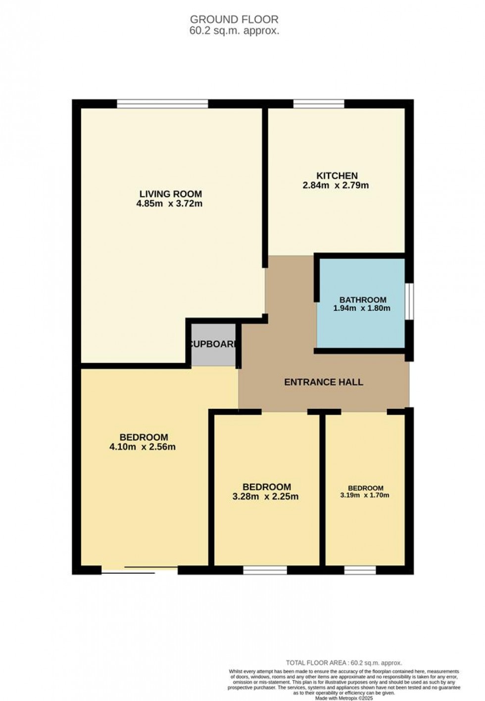 Floorplan for Hillview Road, Balmullo, St. Andrews