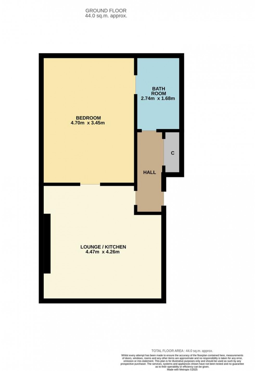 Floorplan for Yeaman Street, Forfar