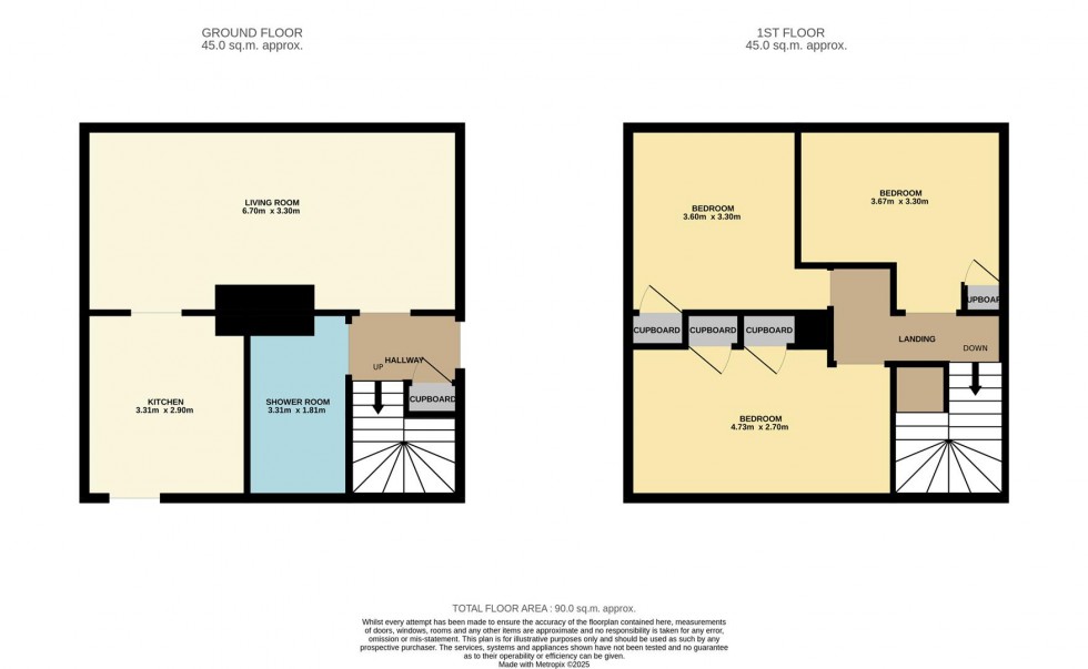 Floorplan for St. Fillans Road, Dundee