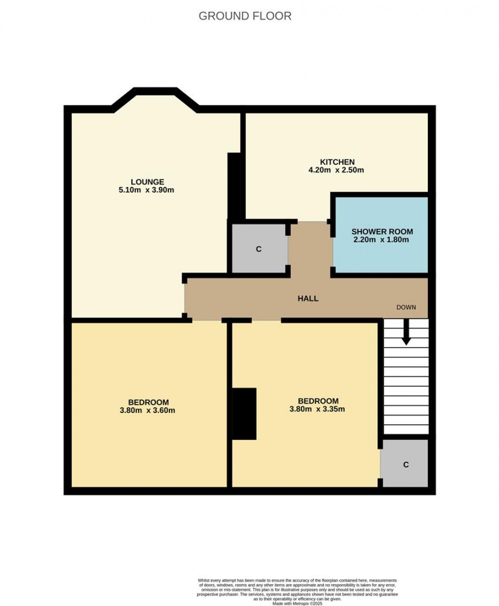 Floorplan for North Bank Street, Monifieth