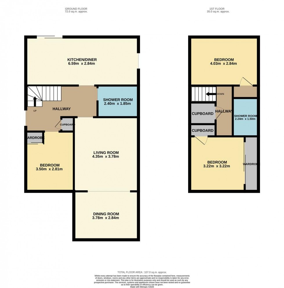 Floorplan for Collingwood Street, Broughty Ferry, Dundee