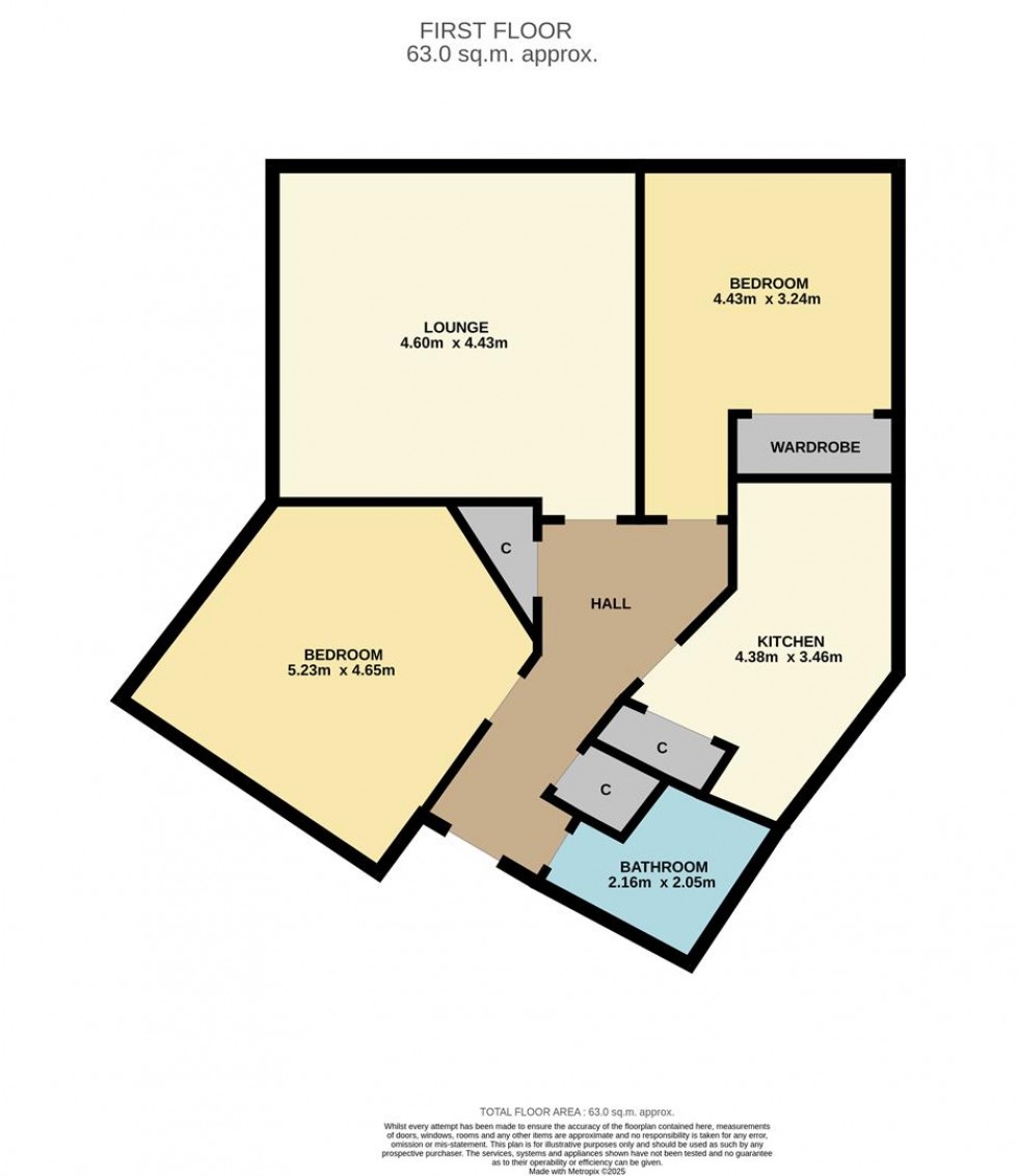 Floorplan for Queen Street, Broughty Ferry
