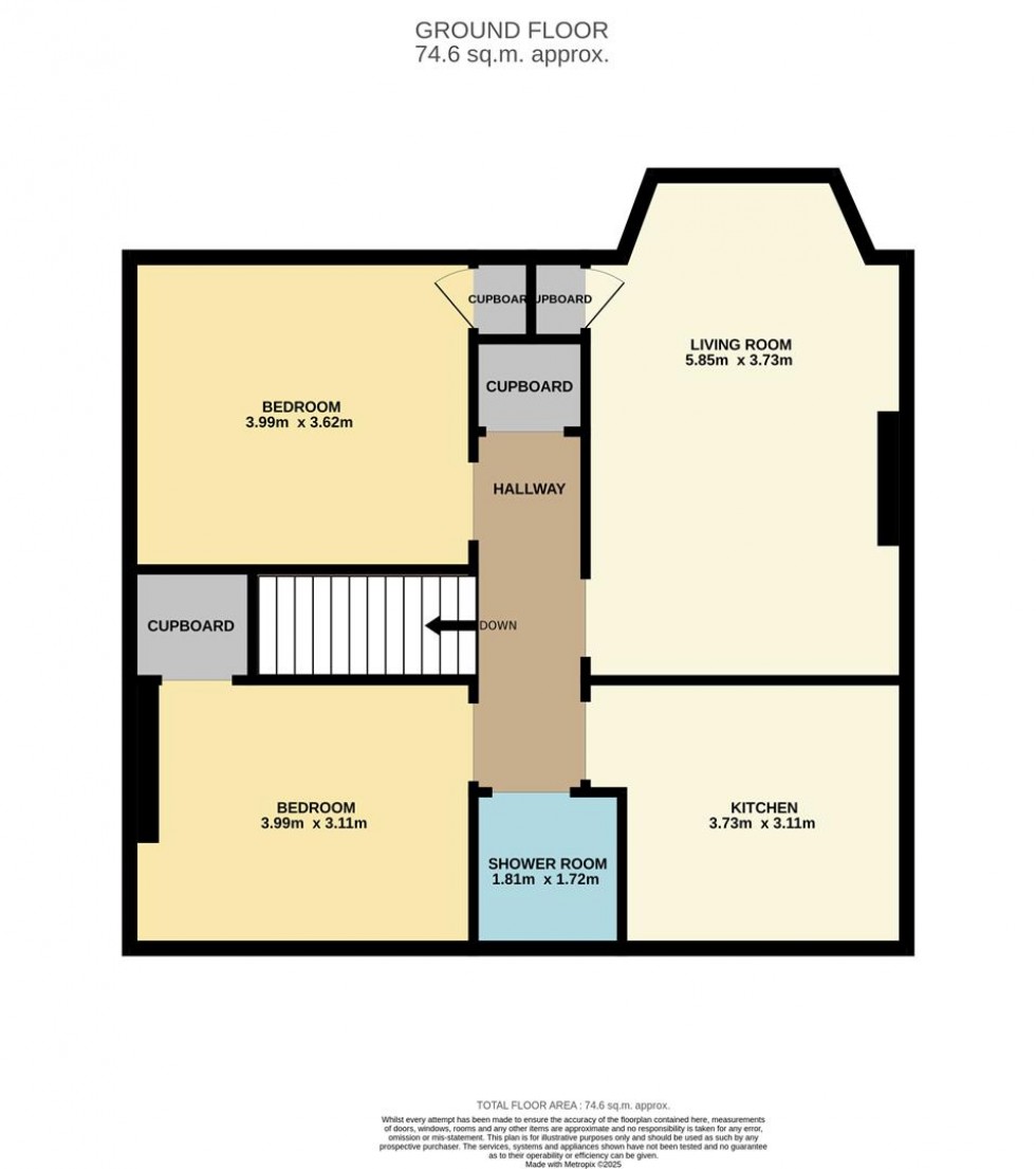 Floorplan for Gardner Street, Dundee