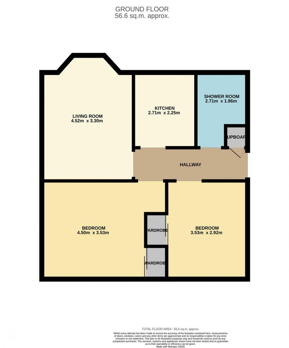 Floorplan for Lytton Street, Dundee