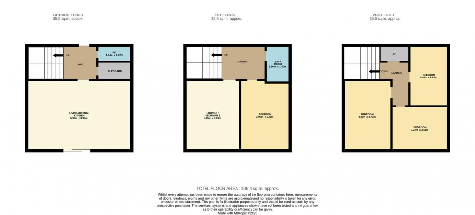 Floorplan for Watson Street, Dundee