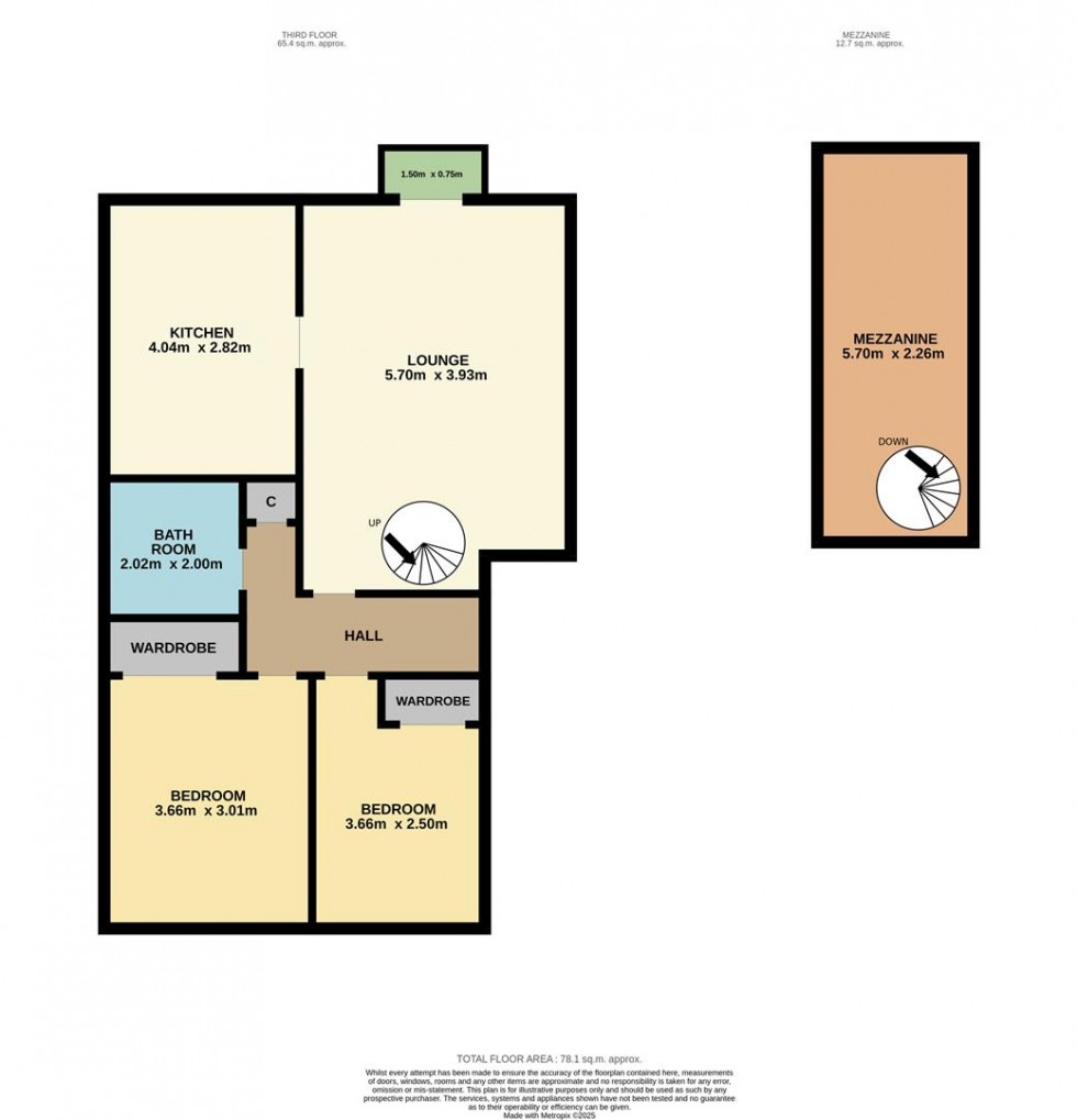 Floorplan for Thorter Neuk, Dundee