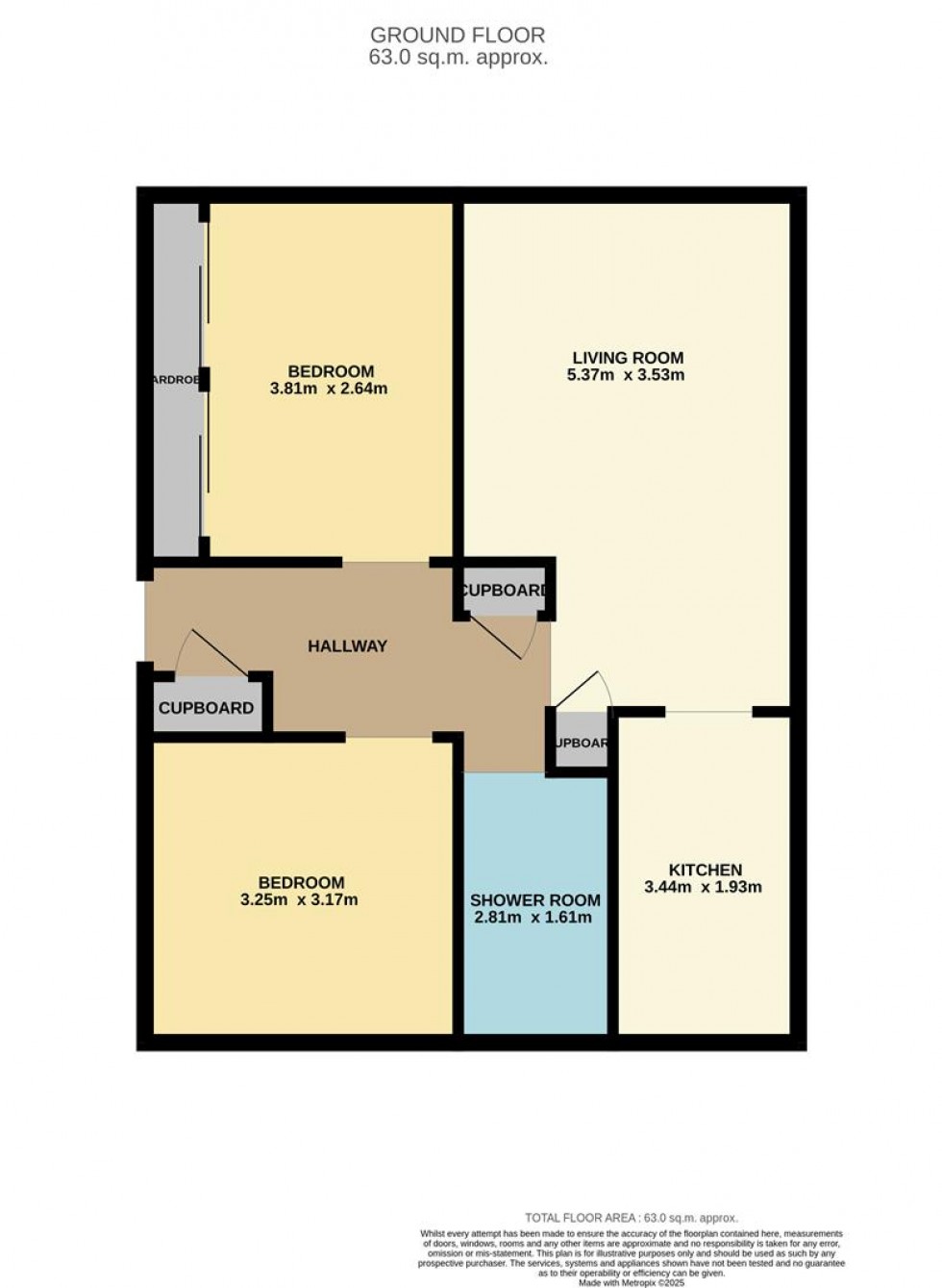 Floorplan for Craigmount Avenue, Dundee