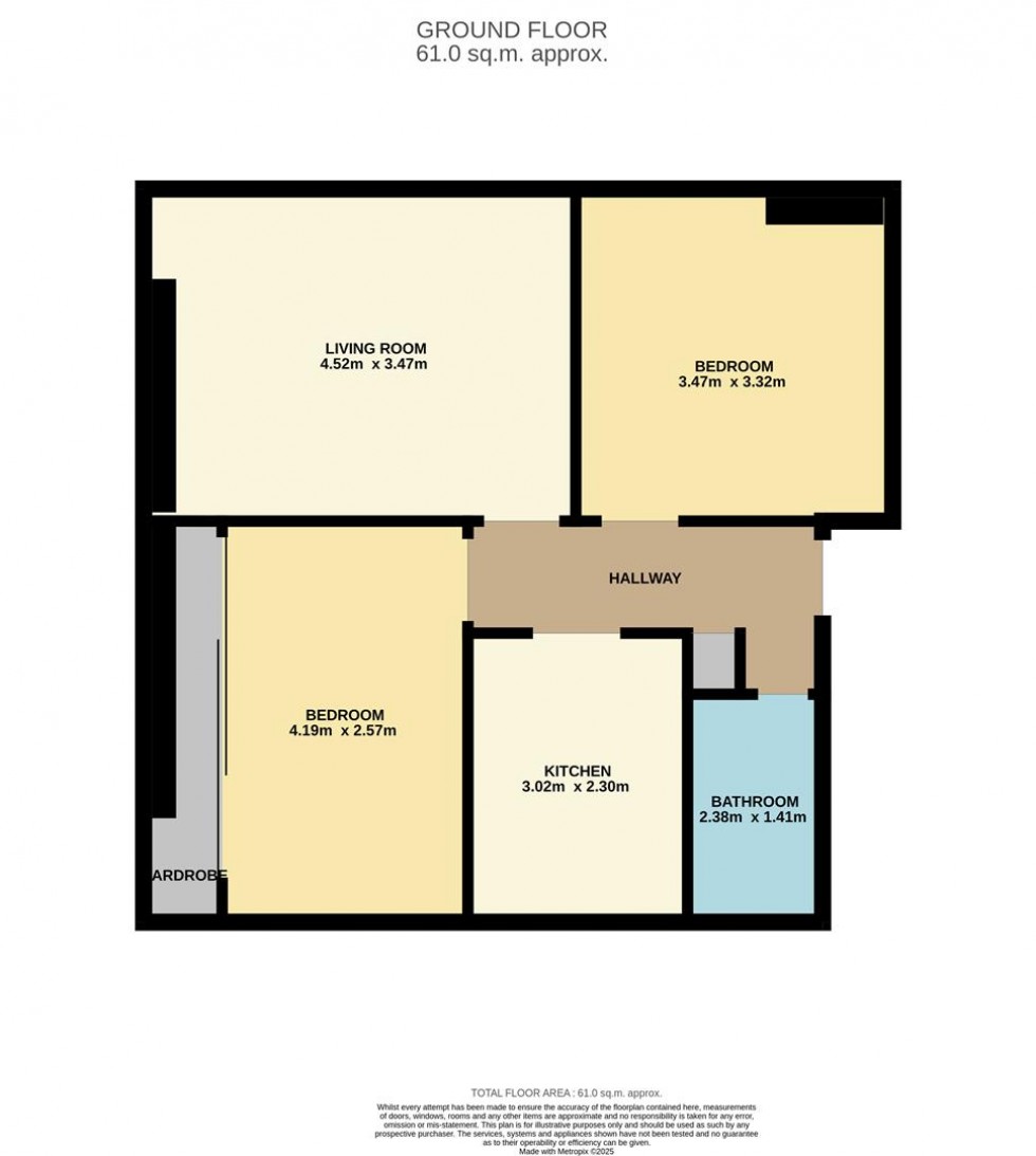 Floorplan for Caird Avenue, Dundee