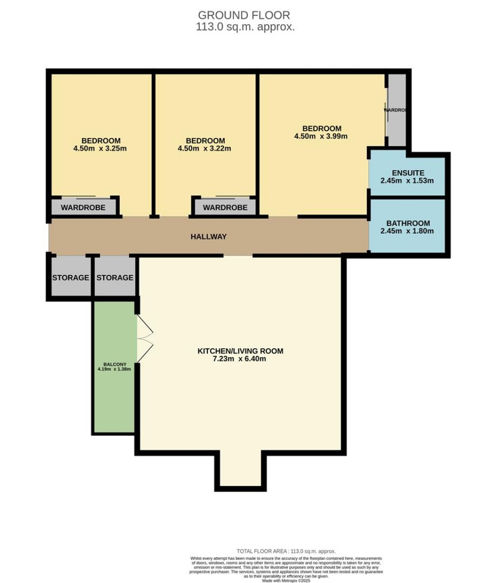 Floorplan for Forthill Road, Broughty Ferry
