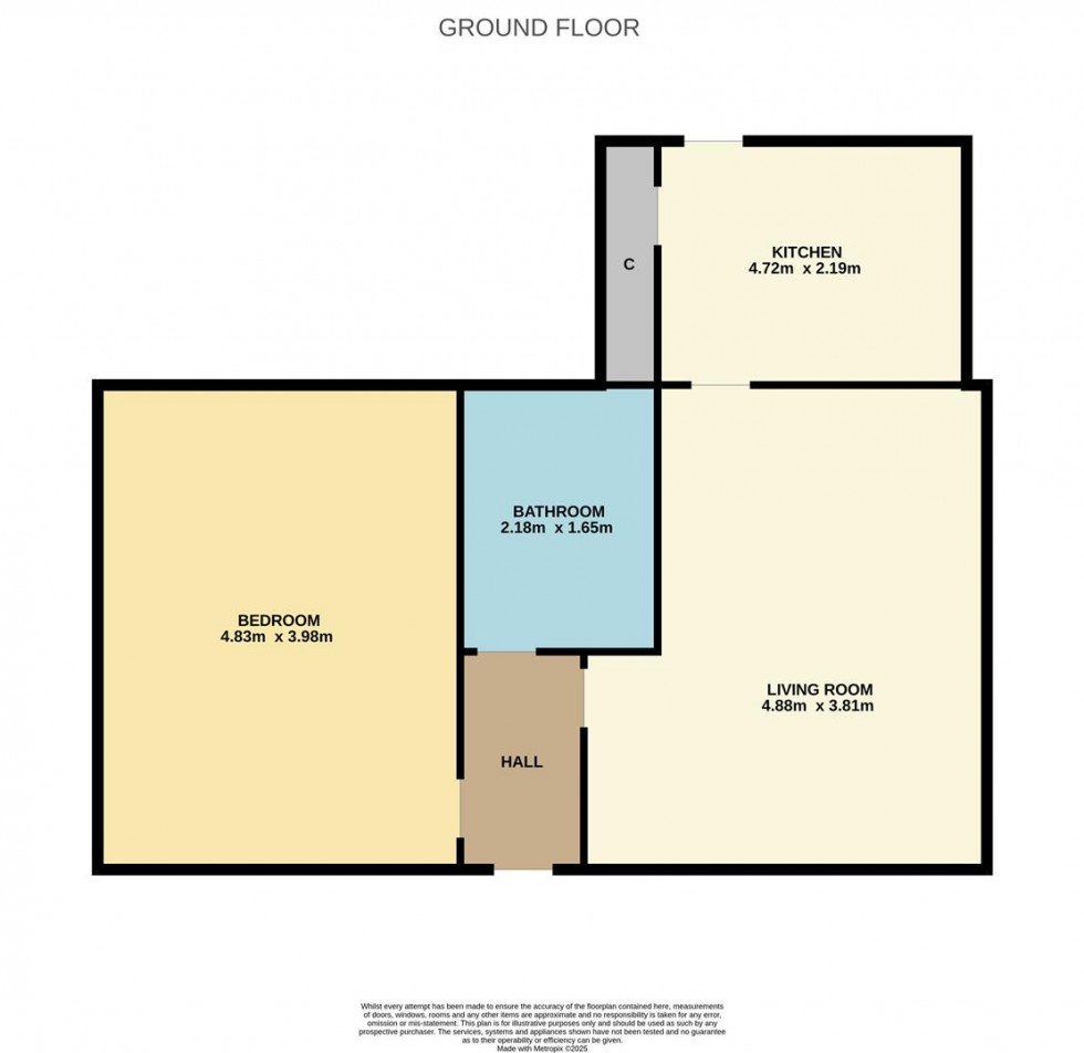 Floorplan for Rosewell Road, Maryton, Kirriemuir