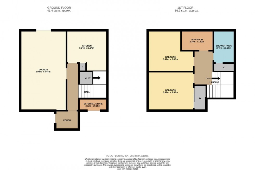 Floorplan for Smieton Court, Carnoustie