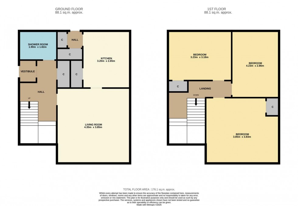 Floorplan for Kingennie Road, Broughty Ferry, Dundee