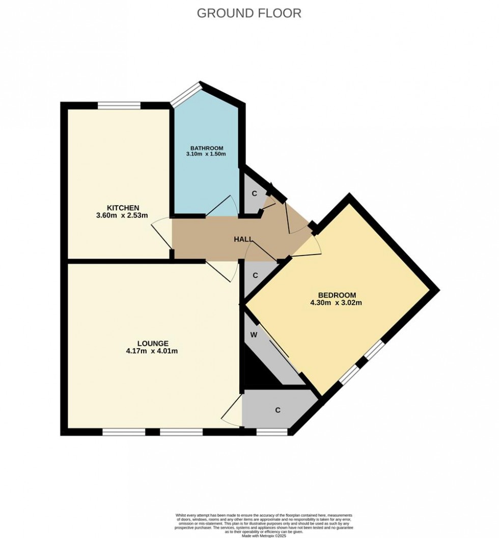 Floorplan for Fleming Gardens East, Dundee