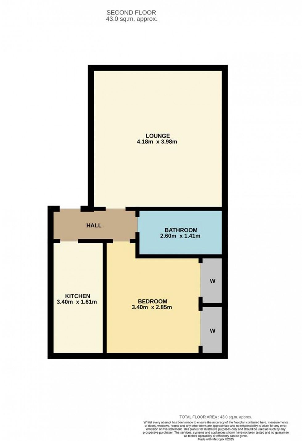 Floorplan for Erskine Street, Dundee