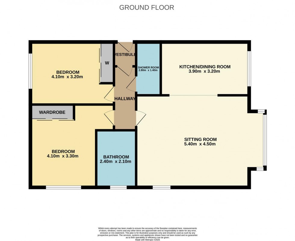 Floorplan for Shaftesbury Road, Dundee