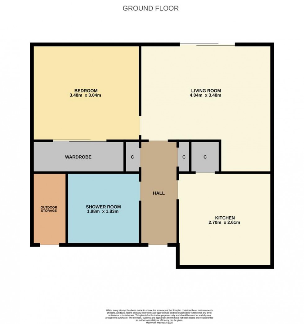 Floorplan for Terrace Road, Carnoustie