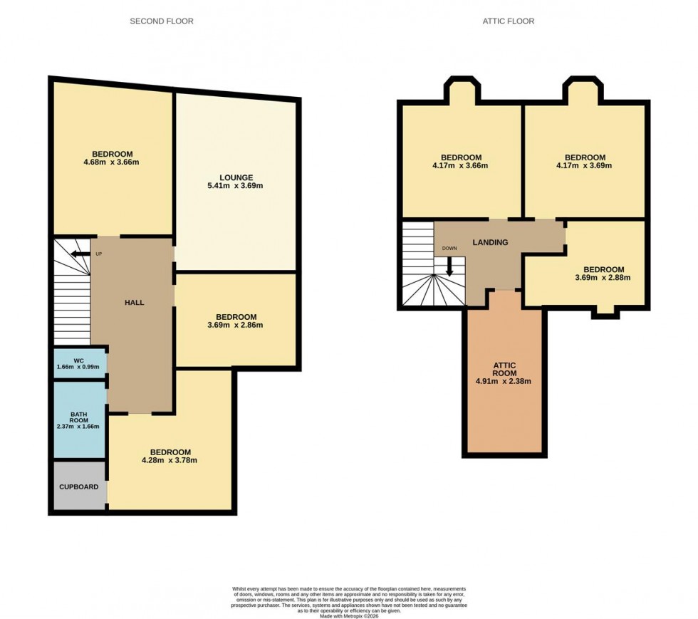Floorplan for High Street, Montrose