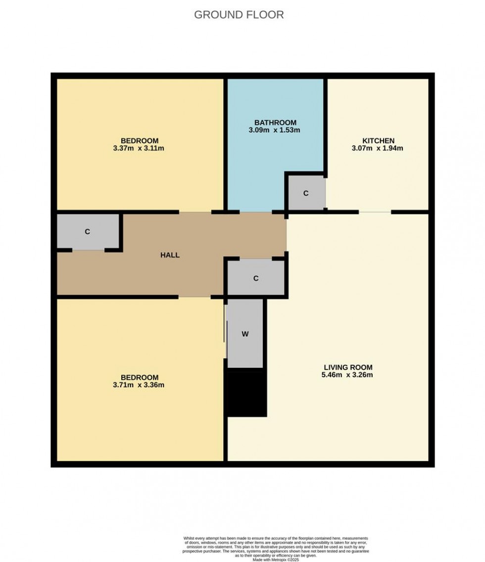 Floorplan for Manor Place, Broughty Ferry, Dundee