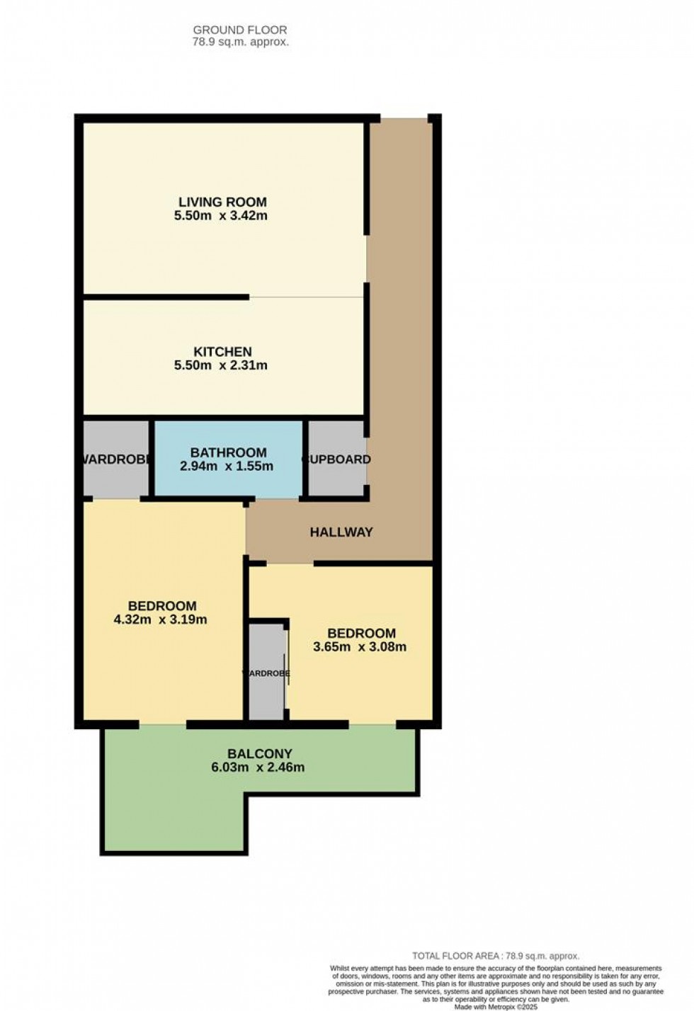 Floorplan for Lilybank Mews, Dundee