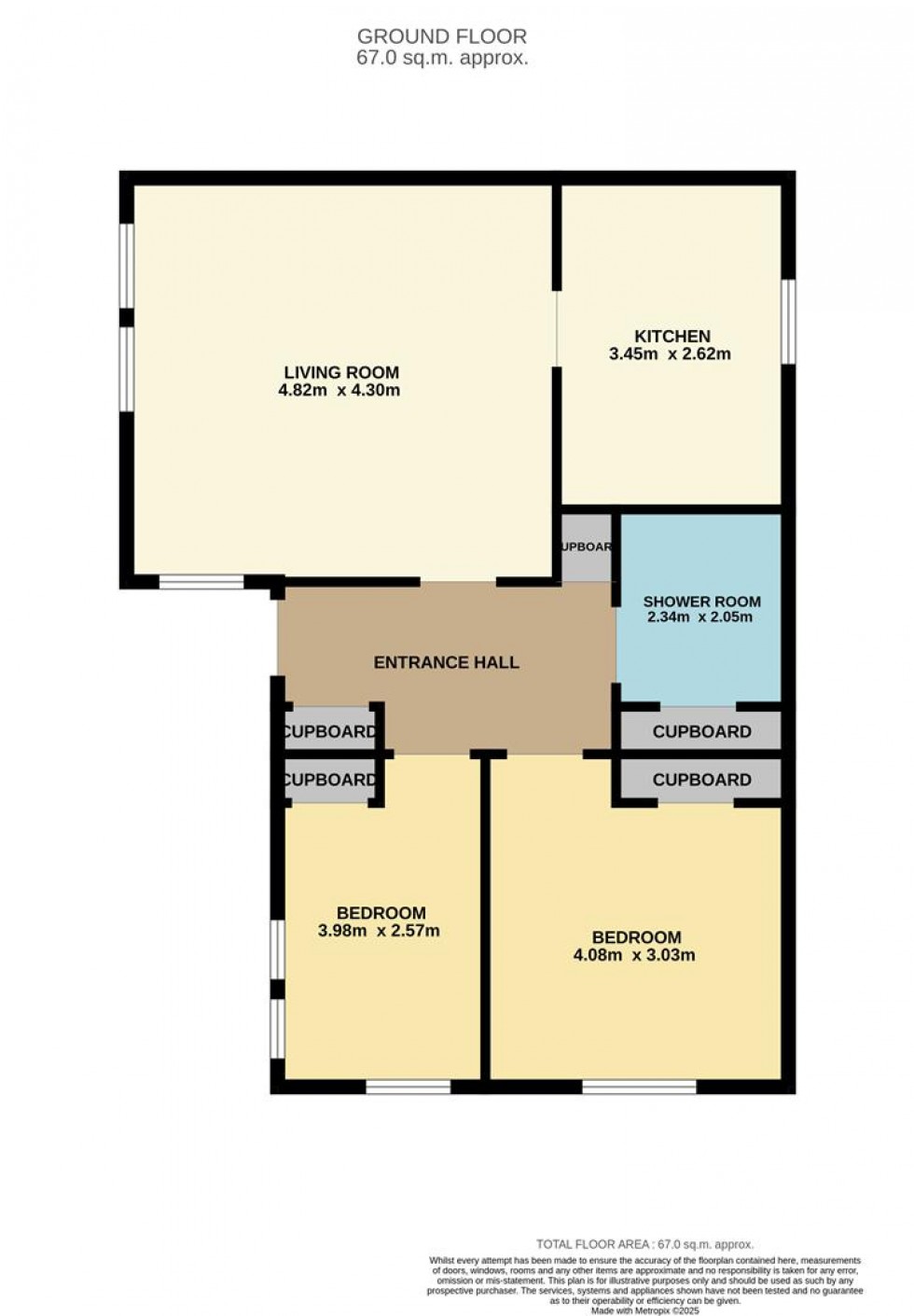 Floorplan for Cross Street, Broughty Ferry, Dundee