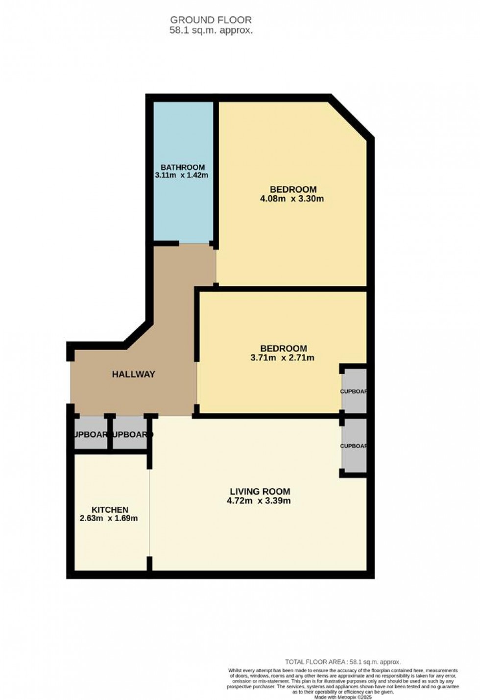 Floorplan for Park Avenue, Dundee