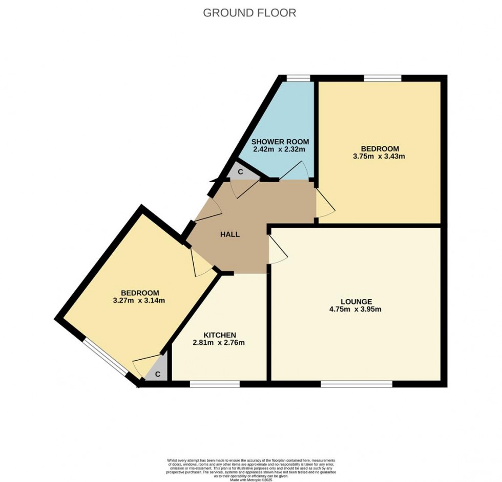Floorplan for Hepburn Street, Dundee