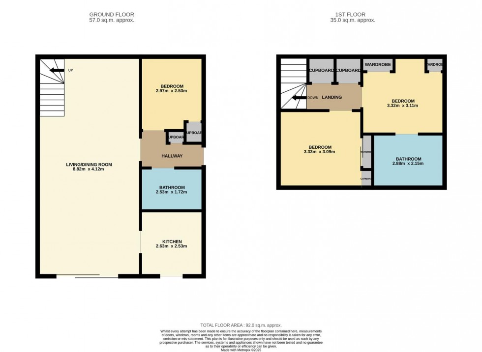 Floorplan for Malcolm Crescent, Monifieth, Dundee
