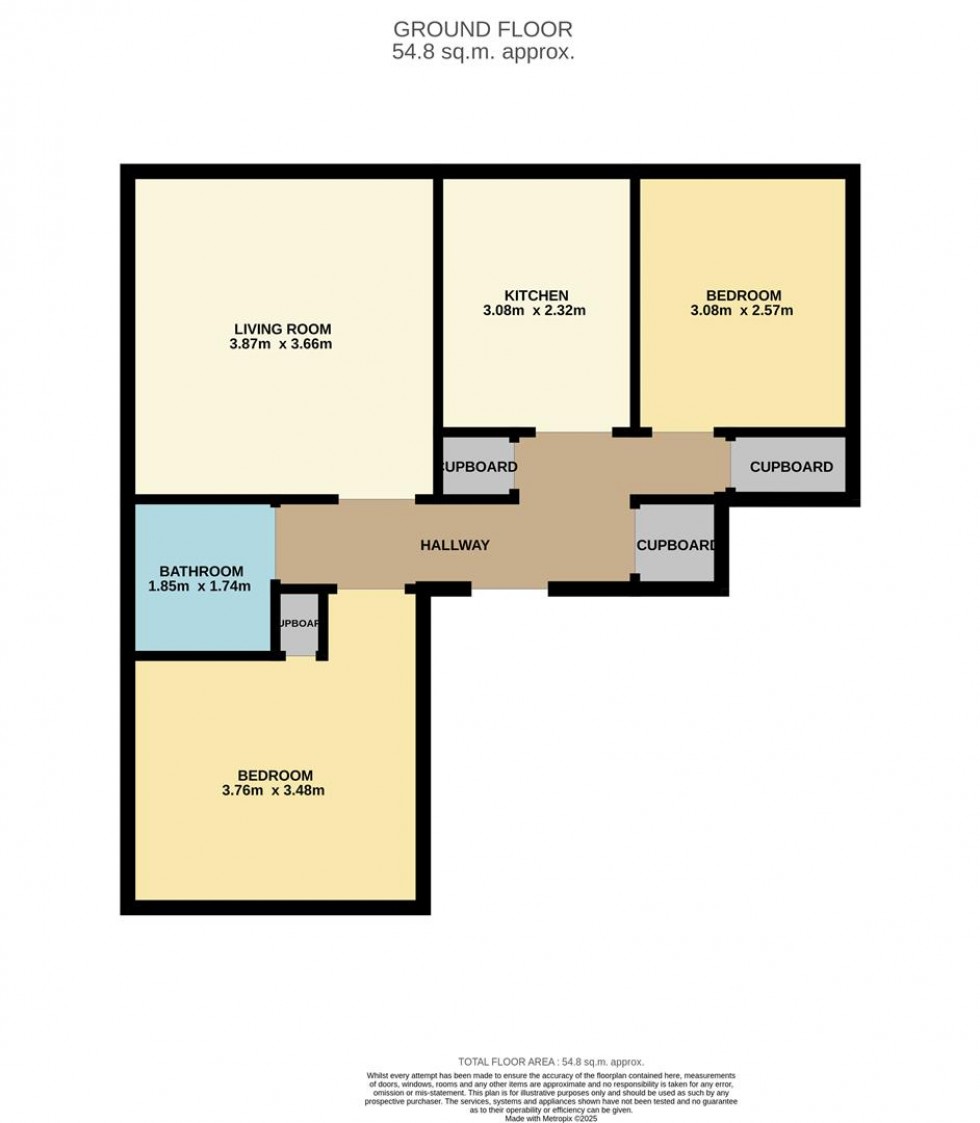 Floorplan for Rosebank Street, Dundee