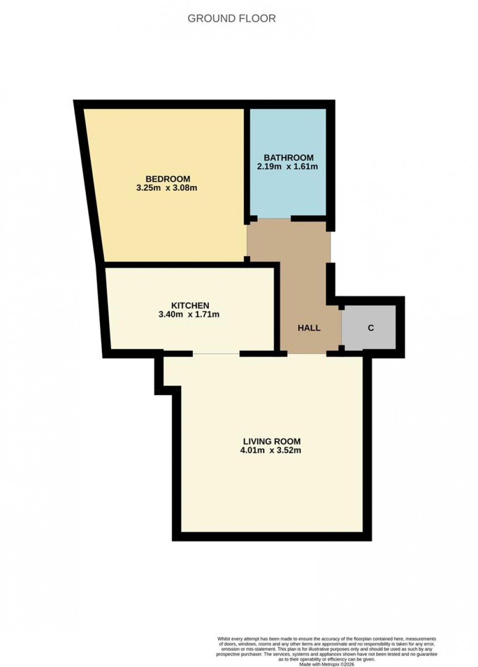 Floorplan for Corso Street, Dundee