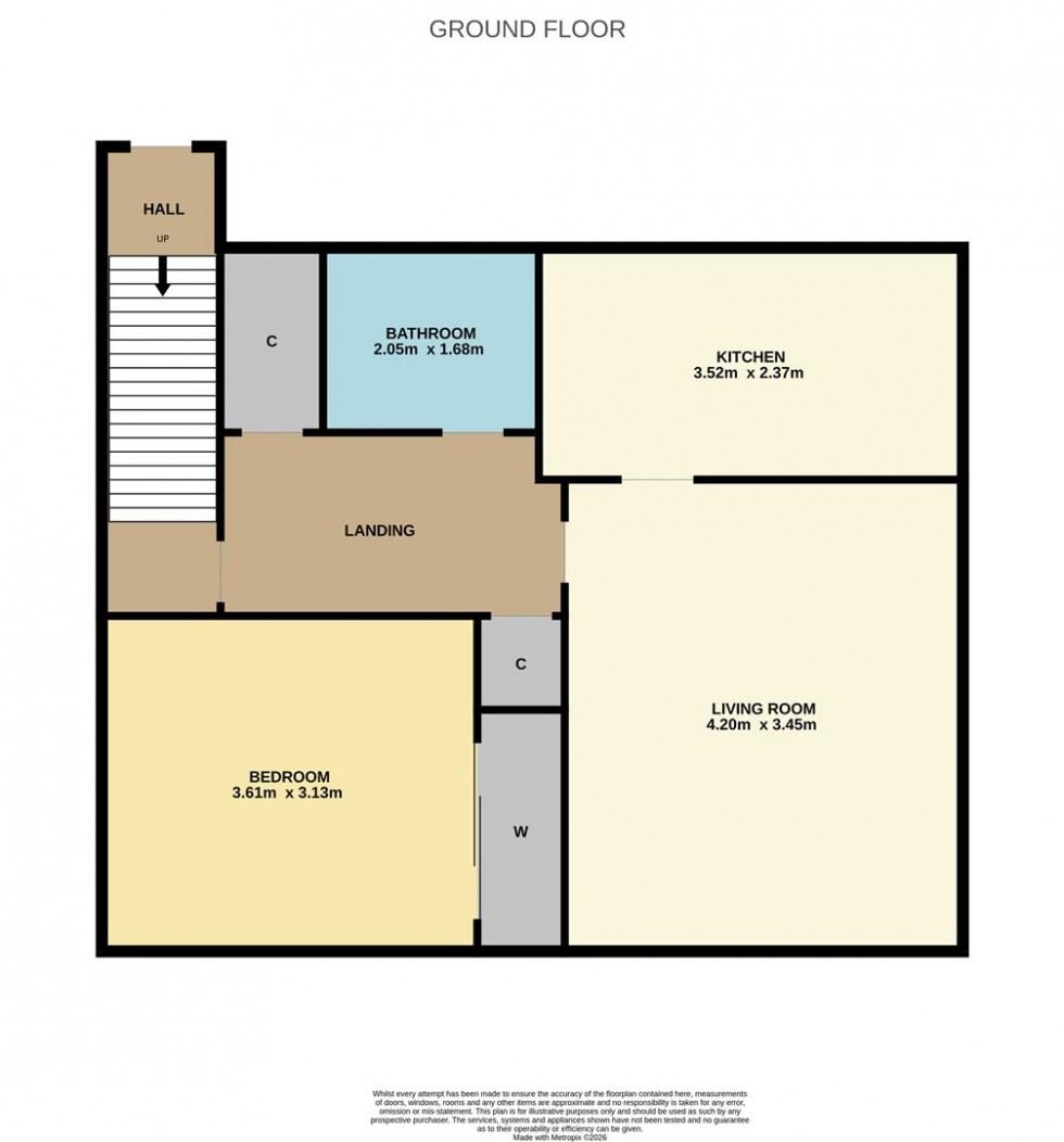 Floorplan for Laidon Terrace, Dundee