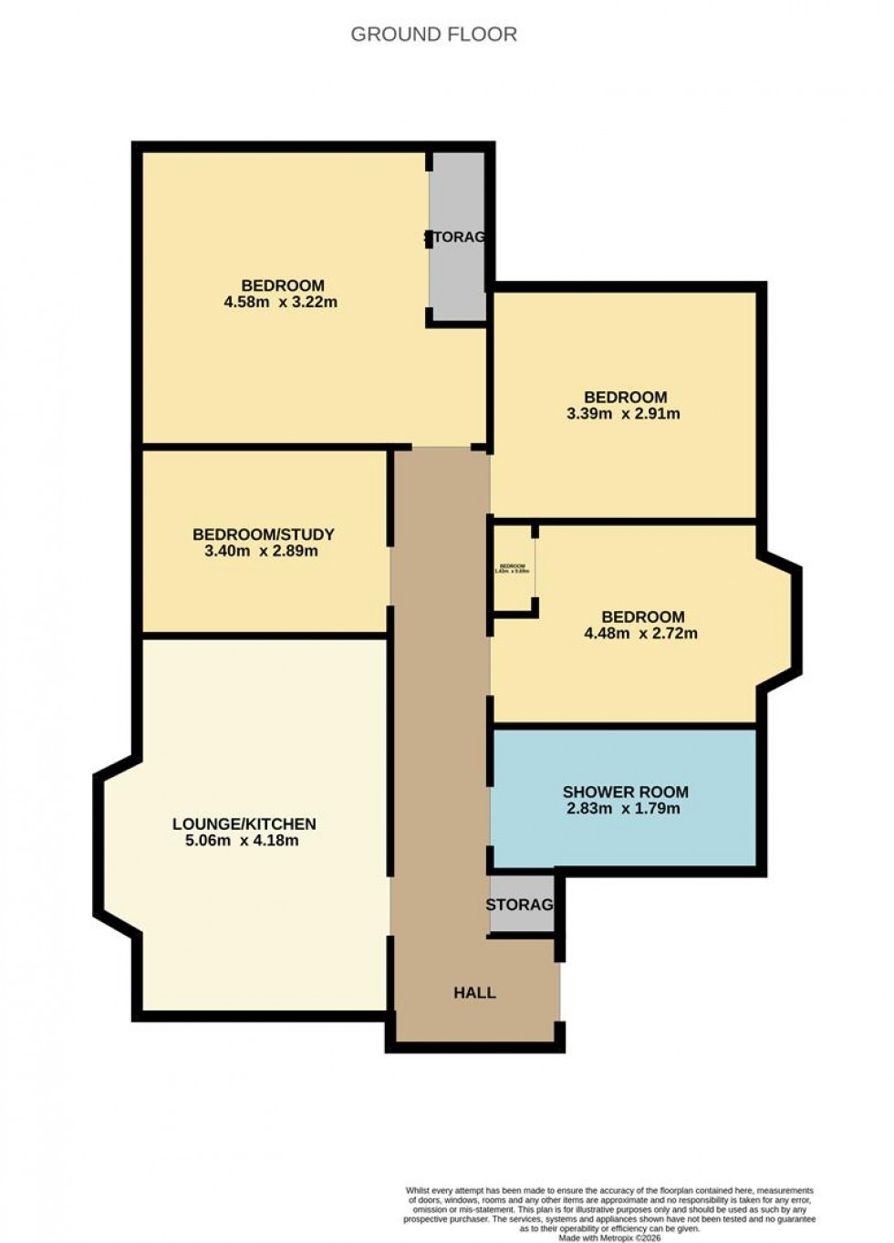 Floorplan for Nethergate, Dundee