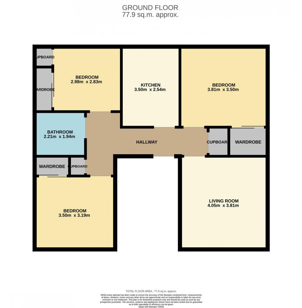 Floorplan for Lorimer Street, Dundee